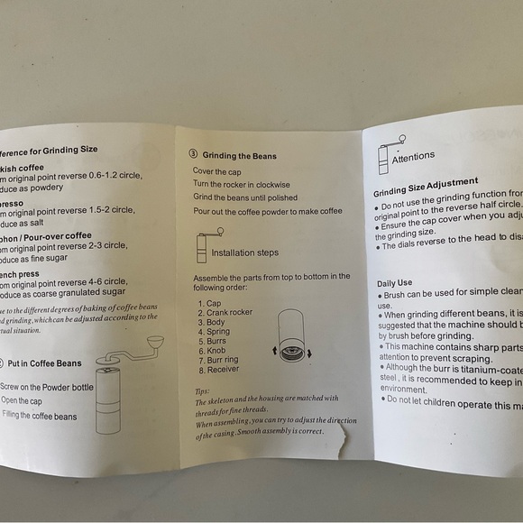 Junoesque Ace Series Manual Coffee Grinder - Picture 5 of 6